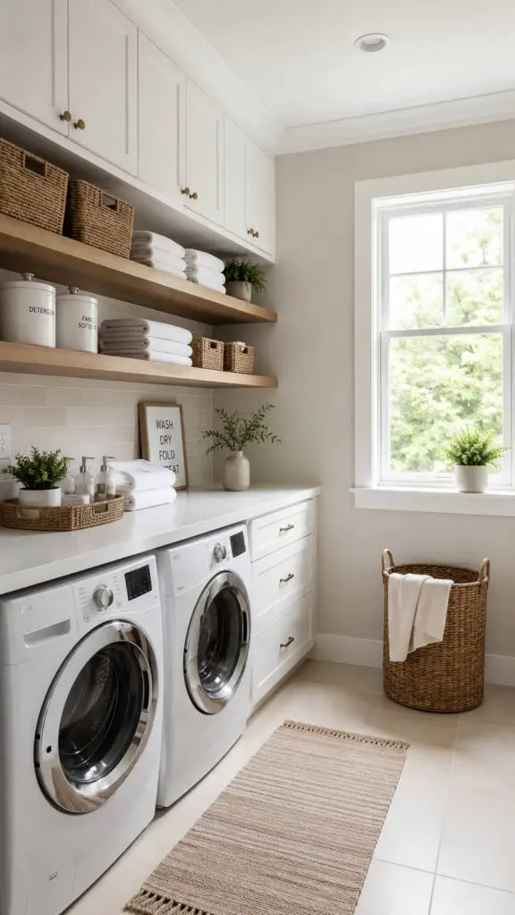 Ceramic Laundry Room Floor