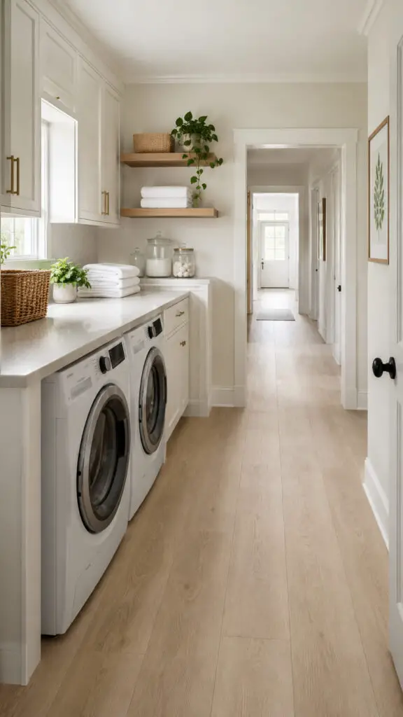 Continuous Laundry Room Floor