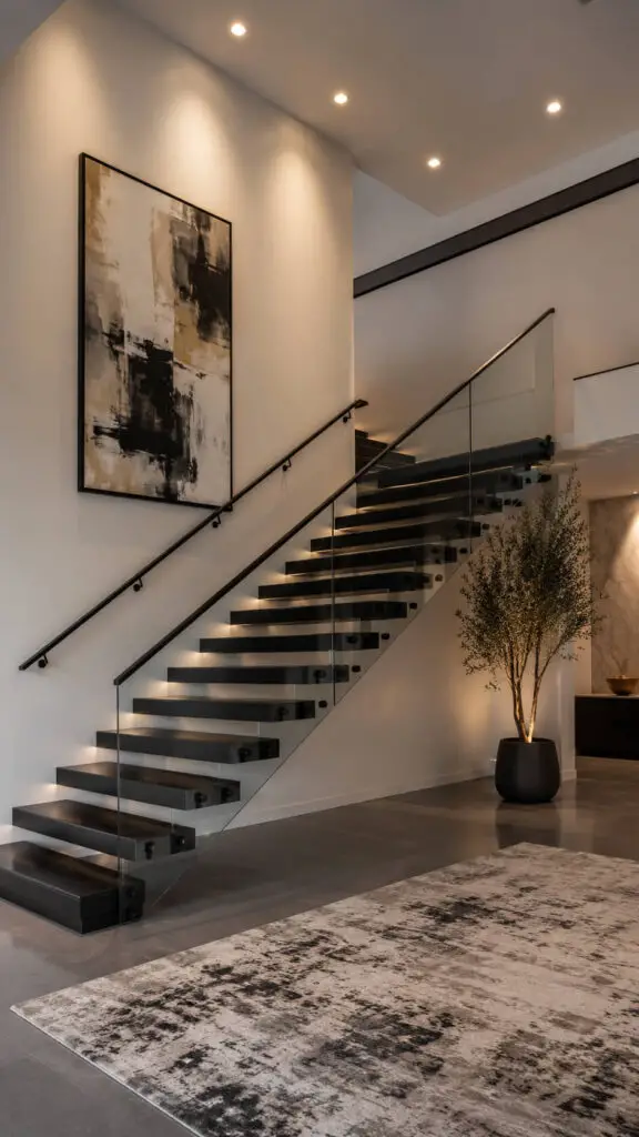 Glass Panel Staircase