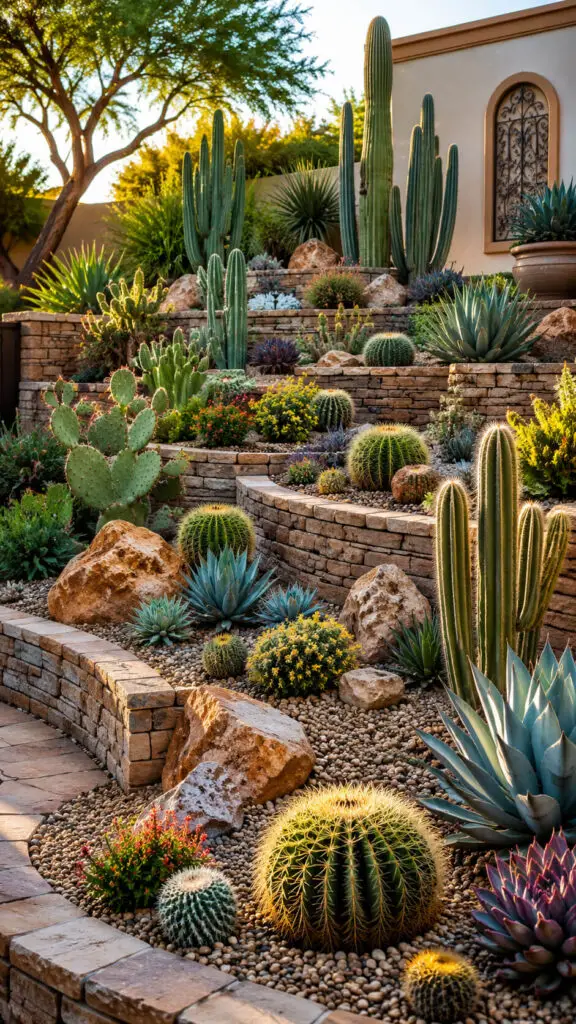 Layered Cactus Landscape