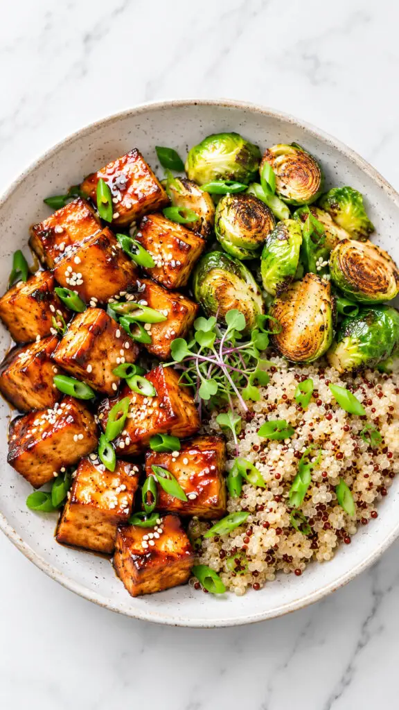 Maple Soy Glazed Tofu