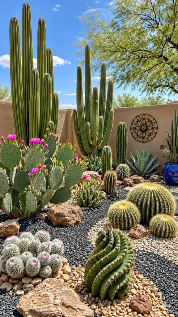 Mixed Shape Cactus Display