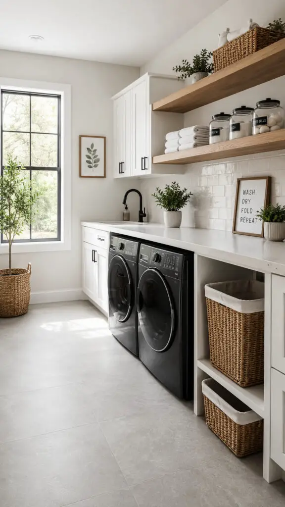 Slip Resistant Laundry Room Floor