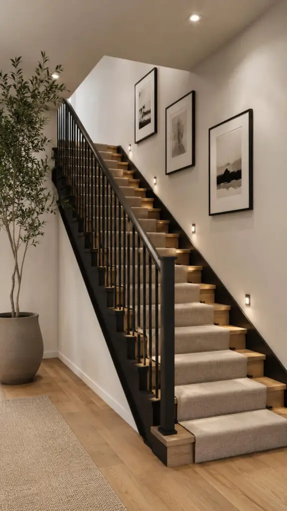 Wood Accent Staircase