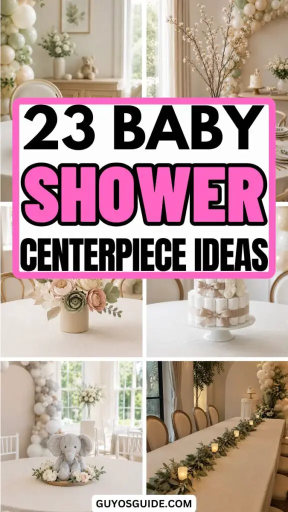 Baby Shower Centerpiece Ideas
