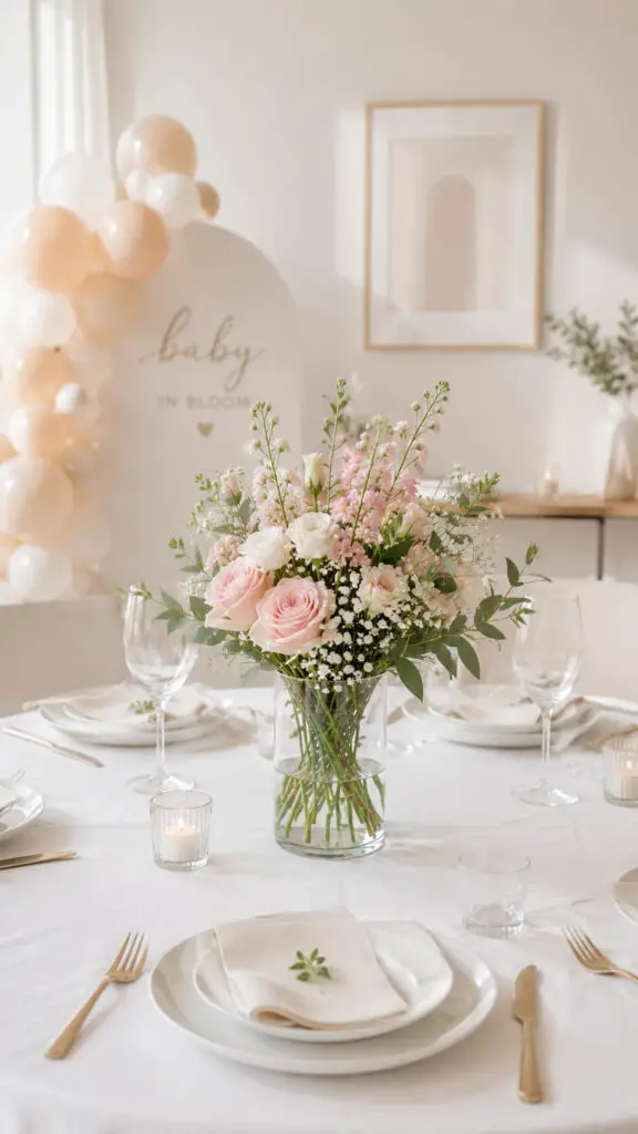 Baby Shower Fresh Flowers
