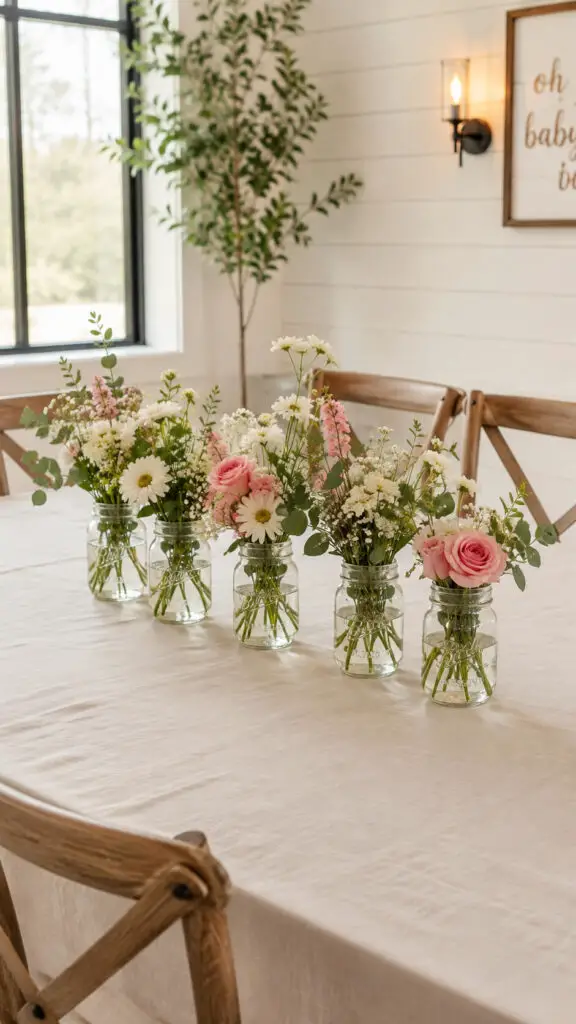Baby Shower Mason Jars