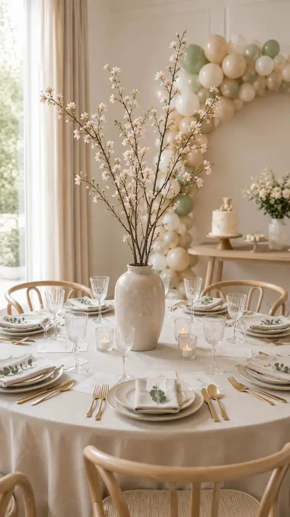 Branches Baby Shower Decor