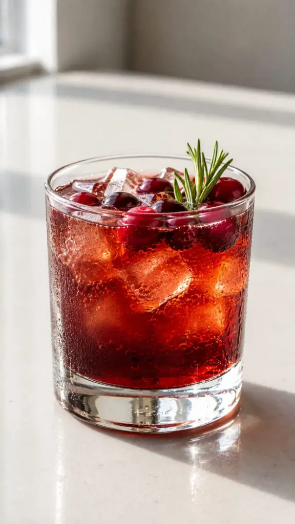 Cranberry Bourbon Smash