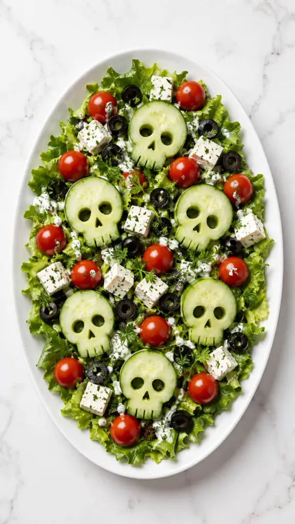 Cucumber Skull Salad