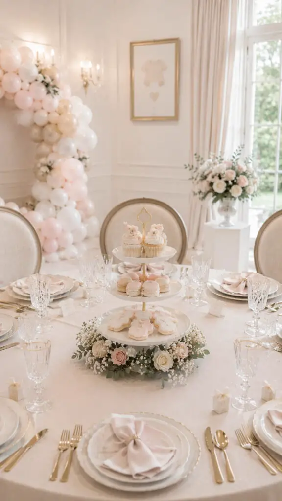 Dessert Baby Shower Table