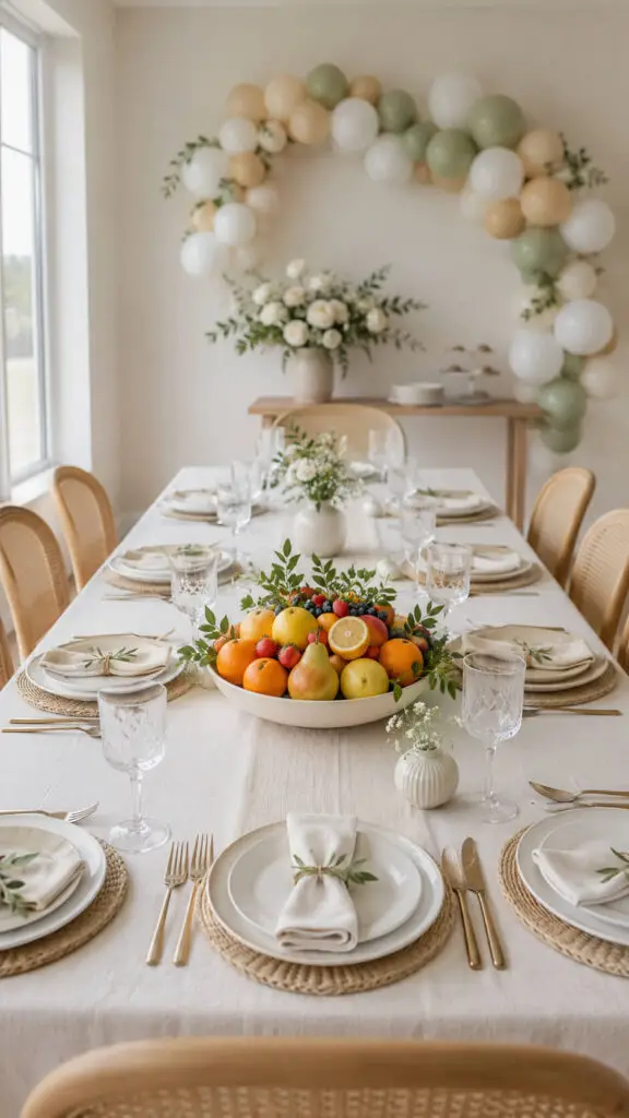 Fruit Baby Shower Centerpiece