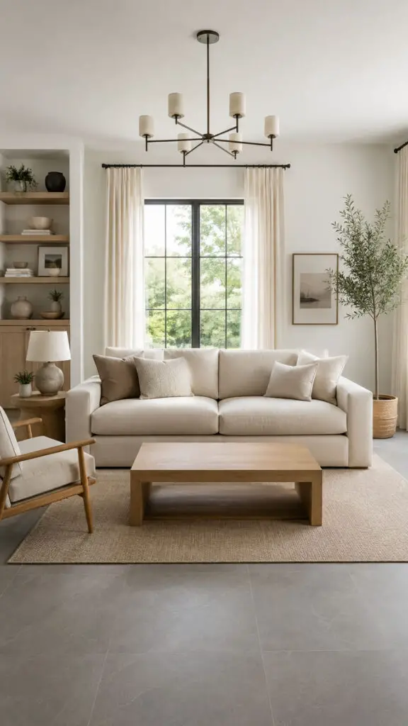 Grey Floor White Walls