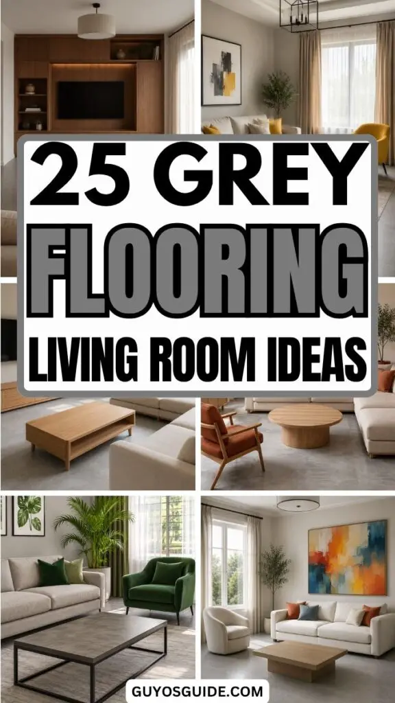 Grey Flooring Living Room Ideas