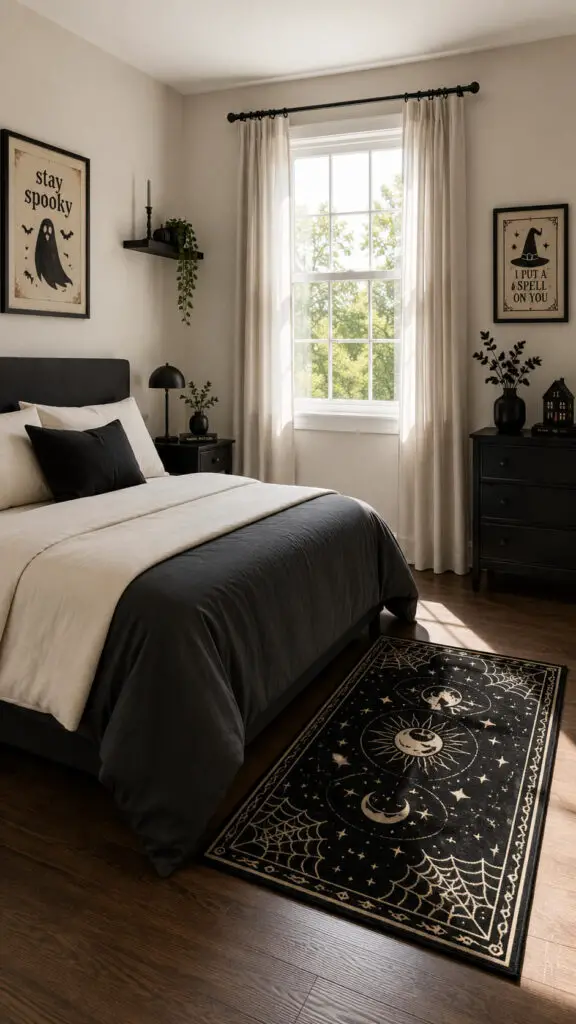 Halloween Accent Rug Bedroom