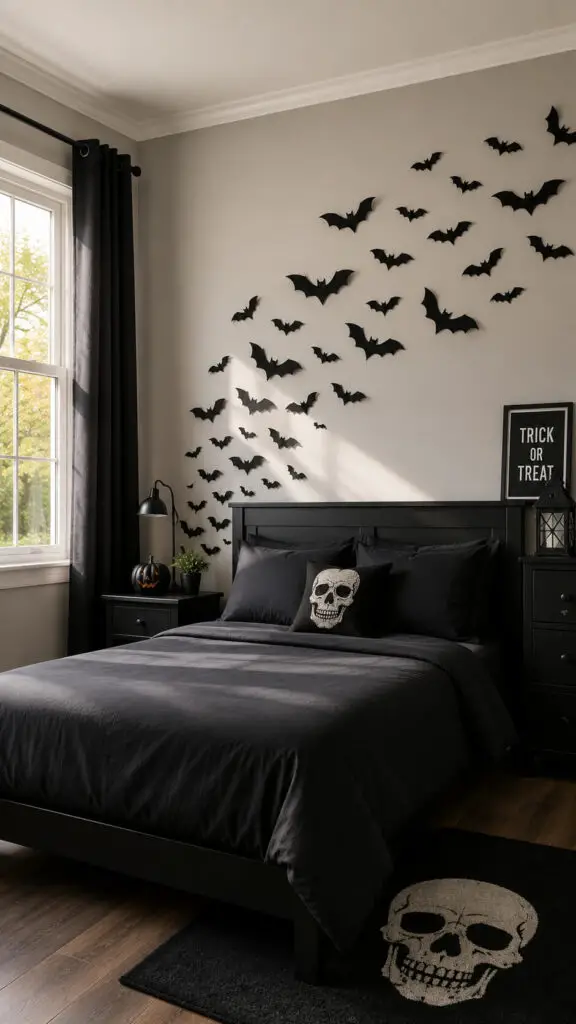Halloween Flying Bats Bedroom