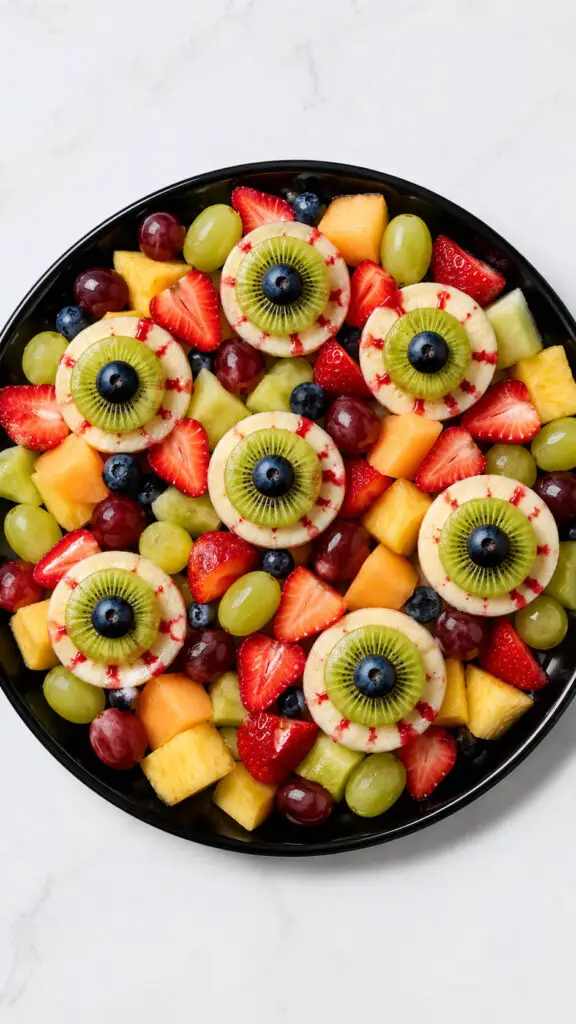 Halloween Monster Eye Fruit Salad