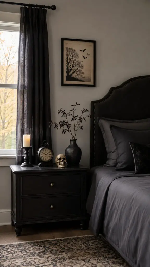 Halloween Nightstand Bedroom