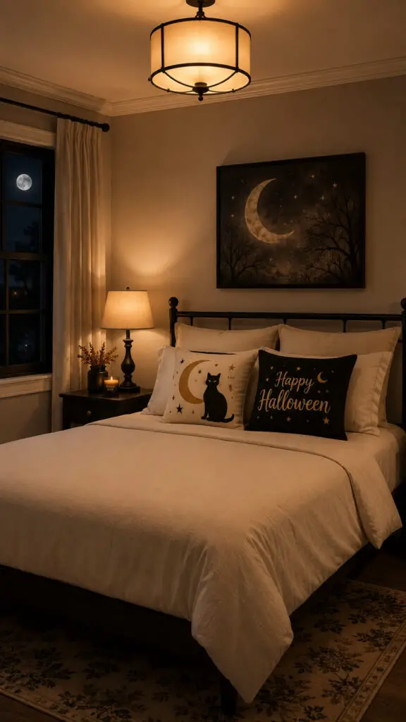 Halloween Throw Pillow Bedroom