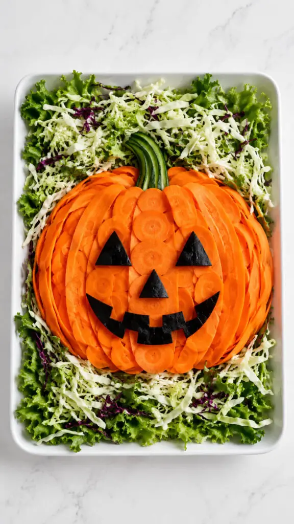 Jack O Lantern Carrot Salad