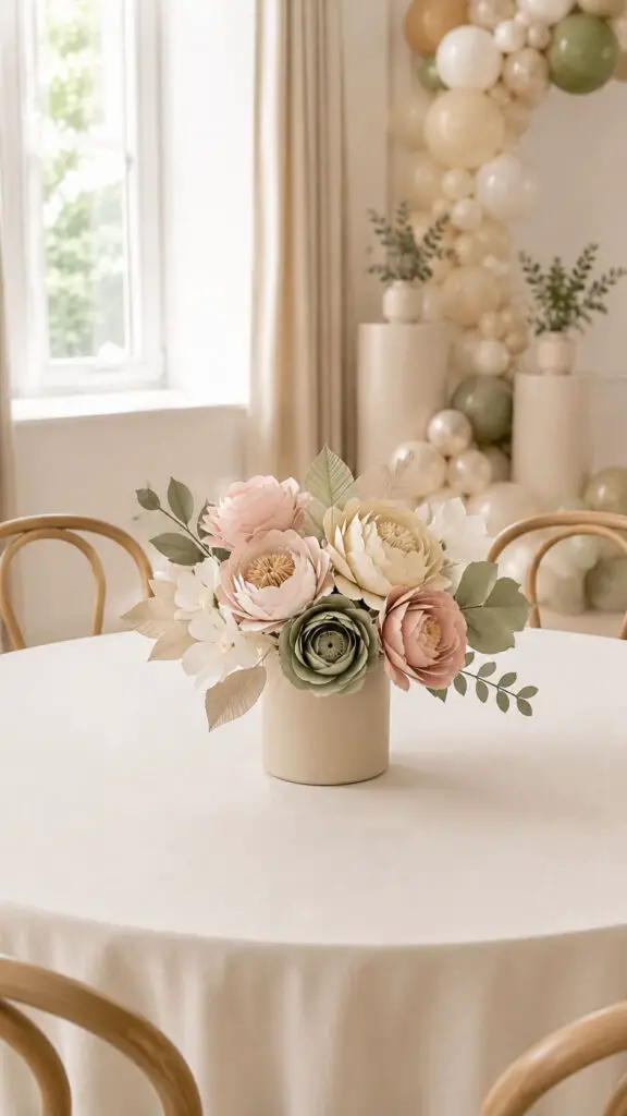 Paper Flowers Baby Shower