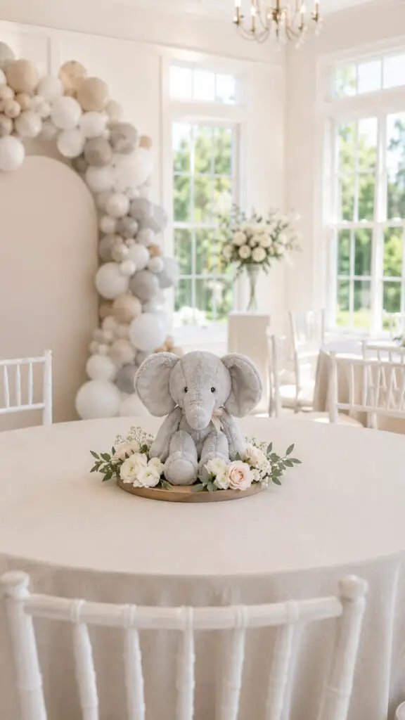 Plush Animal Baby Shower
