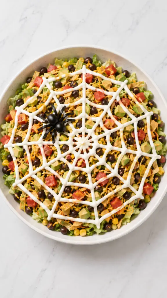 Spiderweb Taco Salad