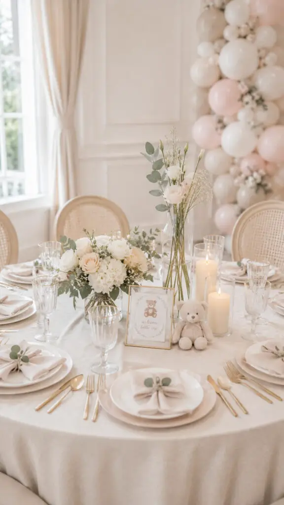 Statement Baby Shower Centerpiece