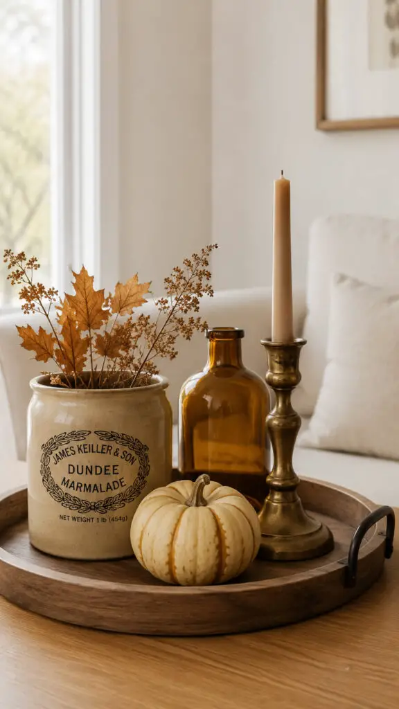 Vintage Fall Tray
