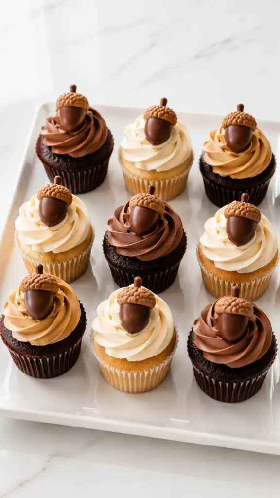 Acorn Cupcakes
