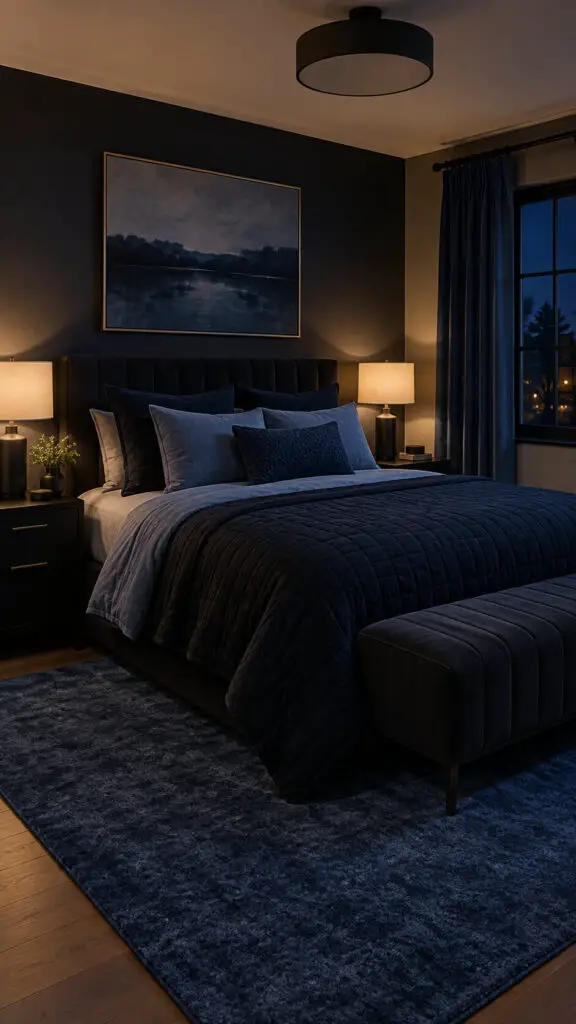 Black and Blue Textures