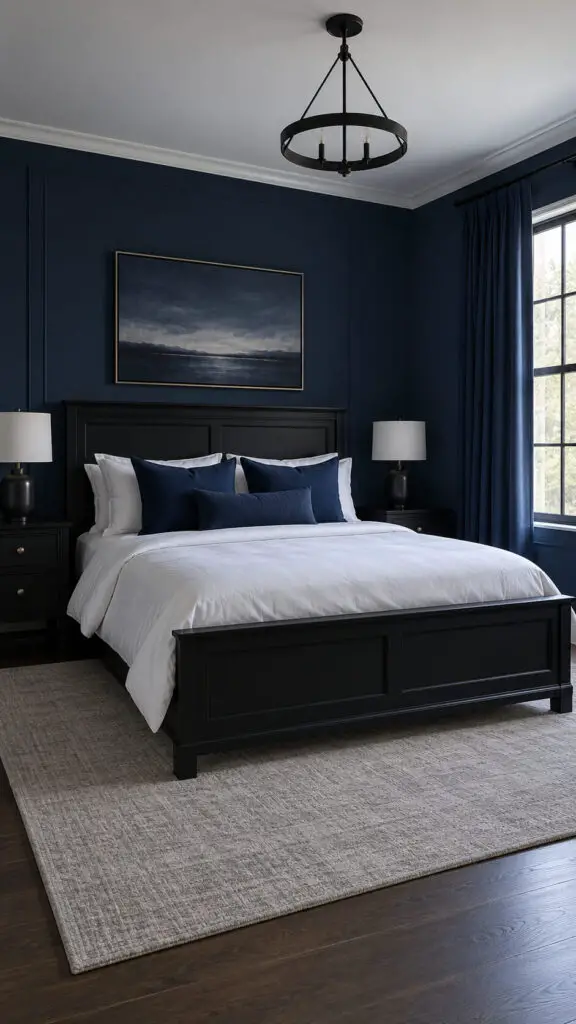 Black and blue Navy Walls