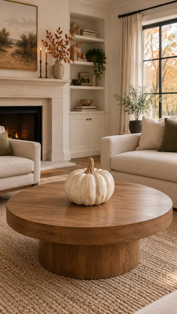 Ceramic Pumpkin Coffee Table