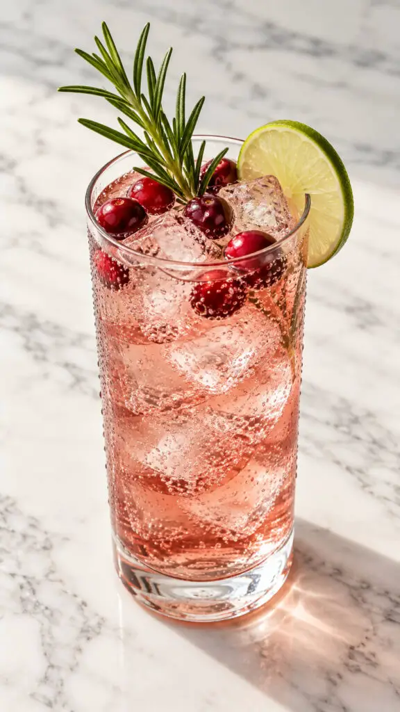 Cranberry Rosemary Gin Tonic