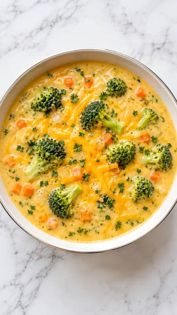 Creamy Broccoli Cheddar Soup