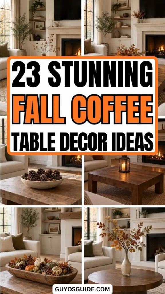 Fall Coffee Table Decor Ideas