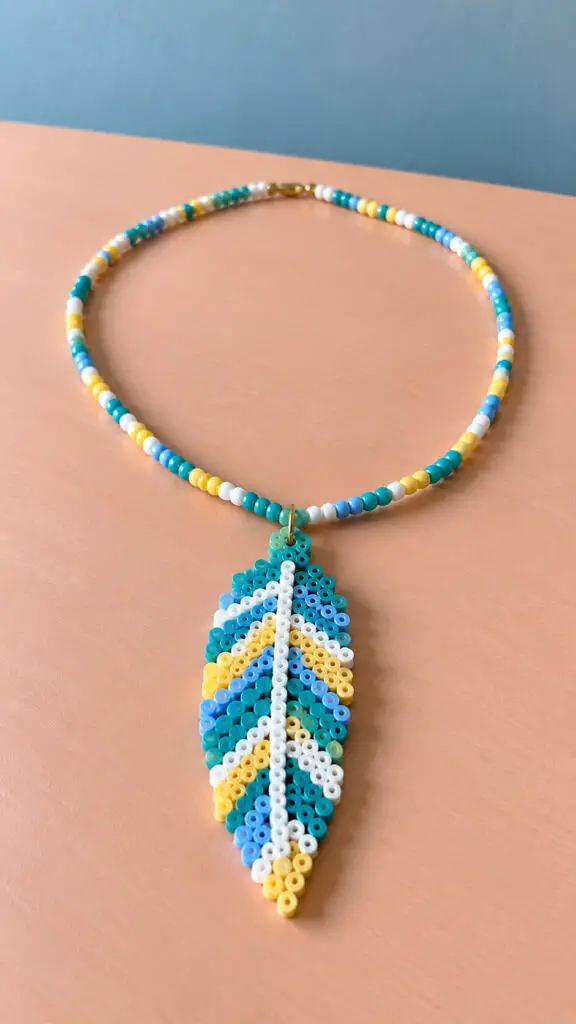 Feather Bead Necklace