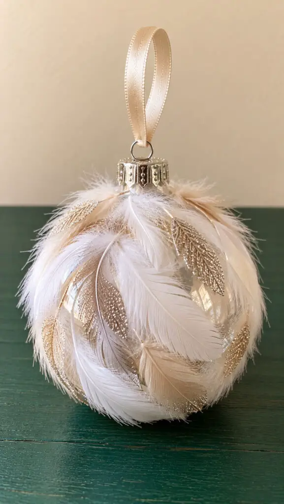Feather Christmas Ornament