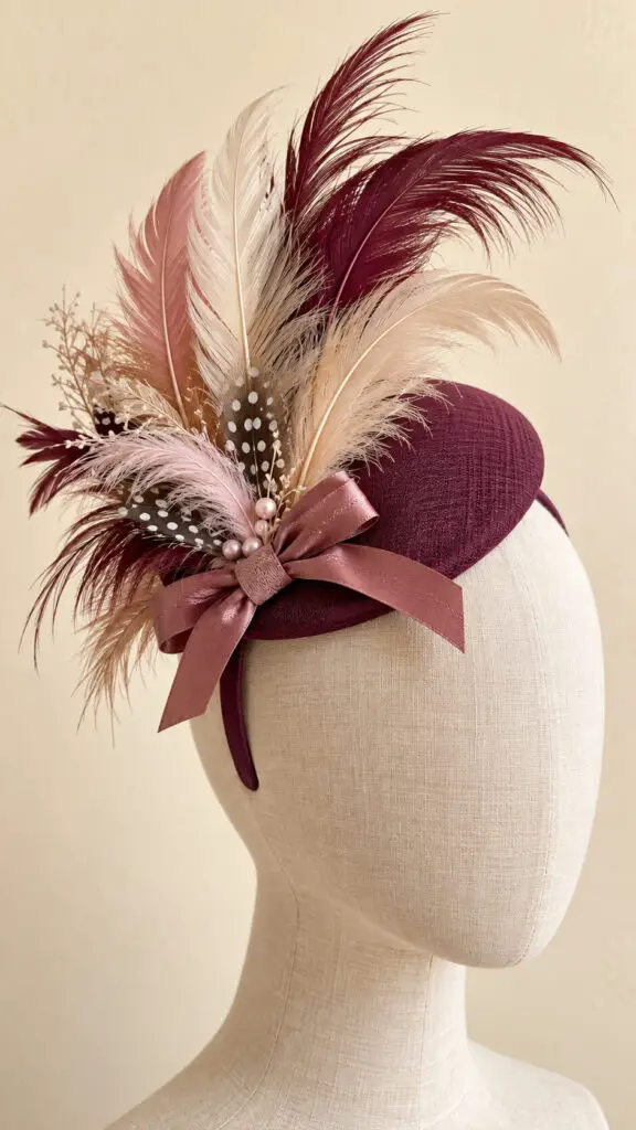 Feather Fascinator Hat Design