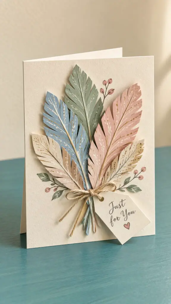 Feather Greeting Card