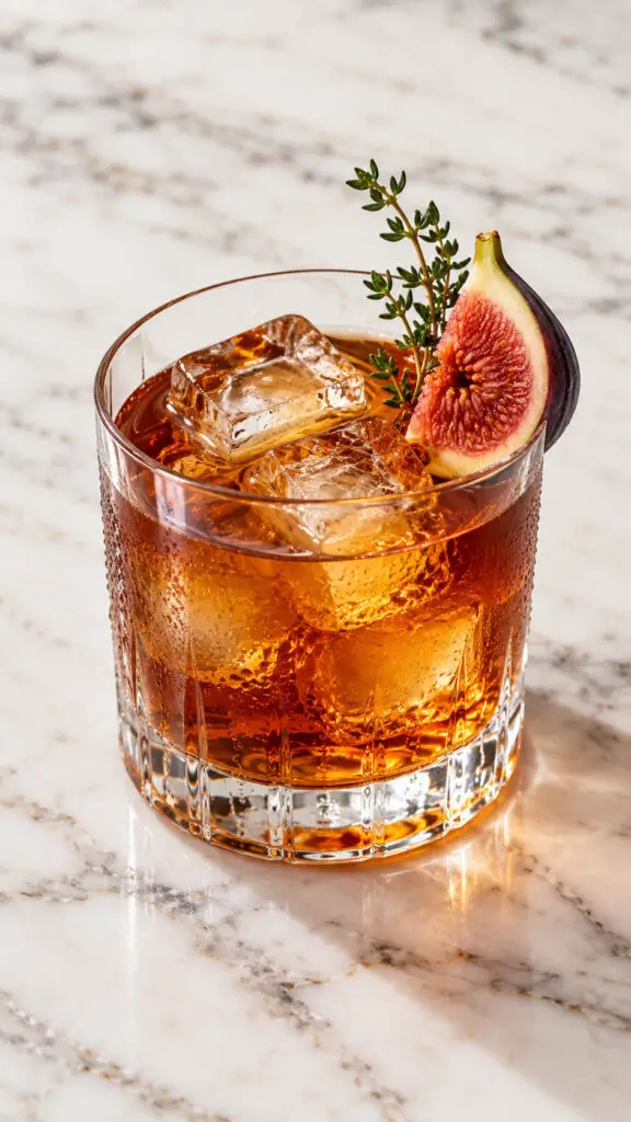 Fig and Bourbon Cocktail