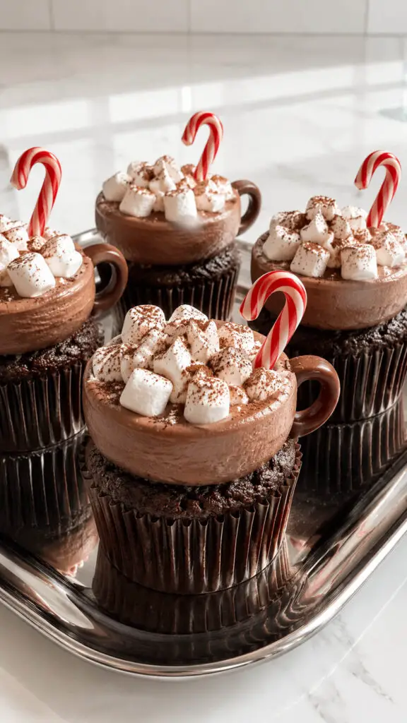 Hot Chocolate Cupcakes