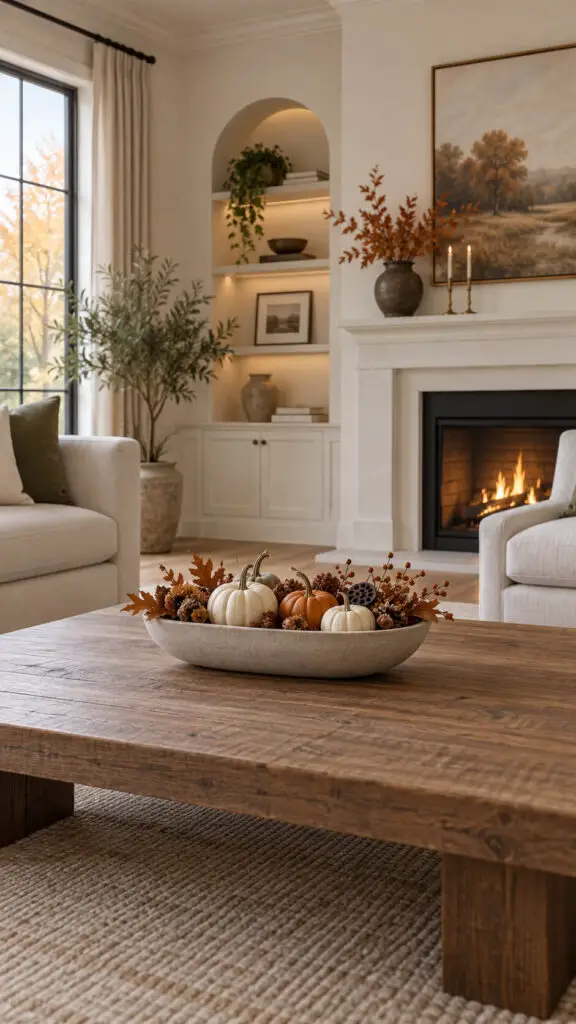 Low Centerpiece Coffee Table