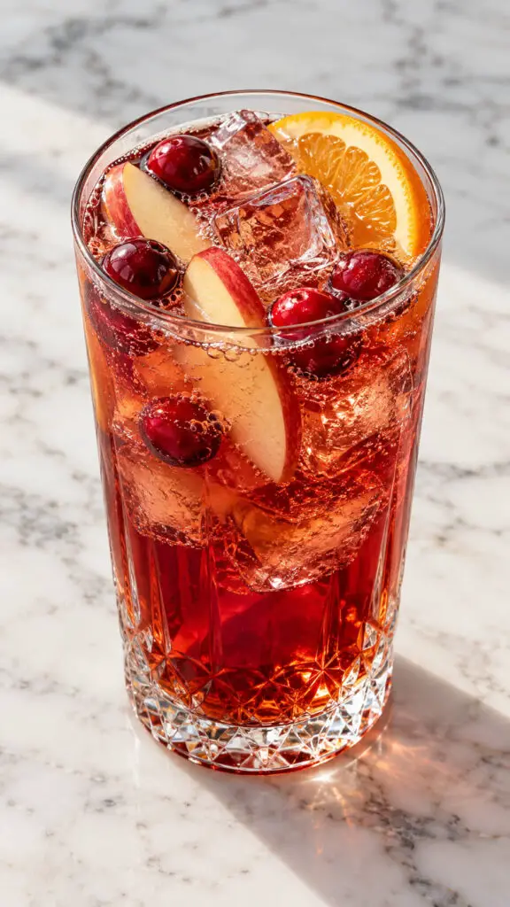 Maple Cranberry Bourbon Punch
