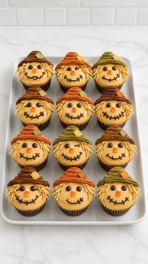 Scarecrow Cupcakes