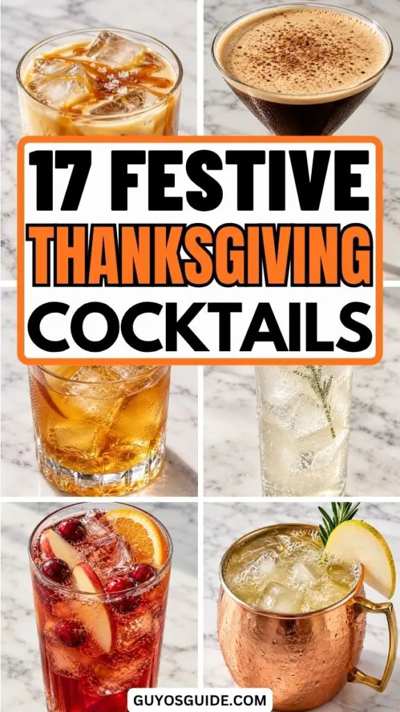 Thanksgiving Cocktails - PIN