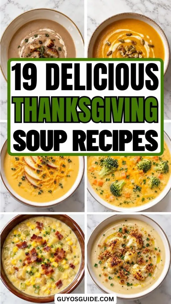 Thanksgiving Soup Recipes