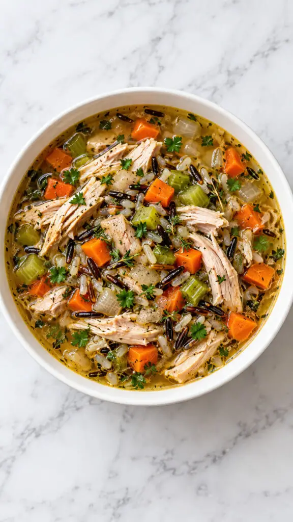 Turkey and Wild Rice Soup