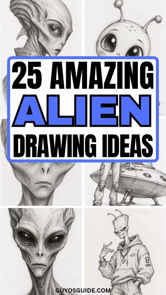 Alien drawing ideas