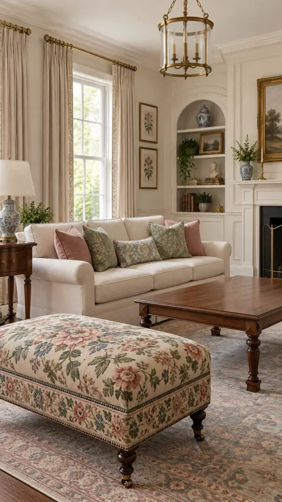 Grandmillennial Ottoman Style
